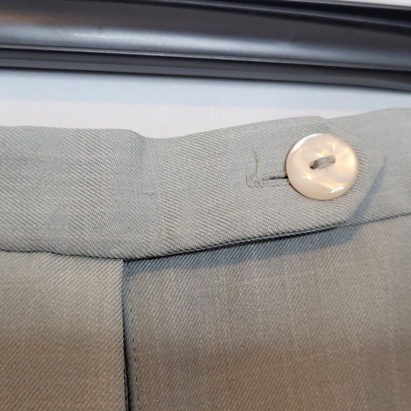 Travis Ayers Polyester Suit 3 Piece Jacket Pants Silk Sleeveless Blouse Size 10 - Picture 13 of 16